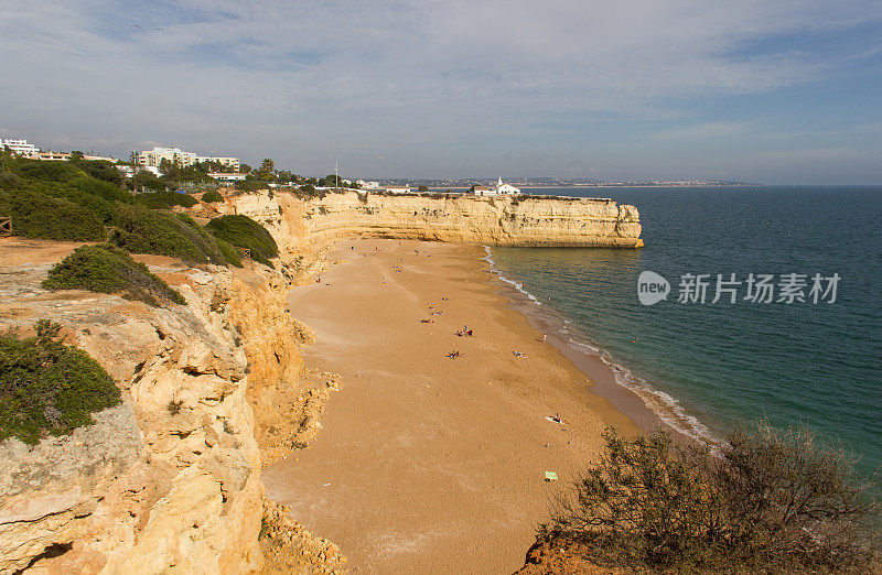 Senhora Rocha海滩，阿尔加维，葡萄牙